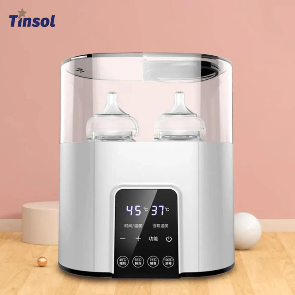 TINSOL chauffe-biberon multifonction avec stérilisateur - Contrôle précis température pour lait maternel et préparation