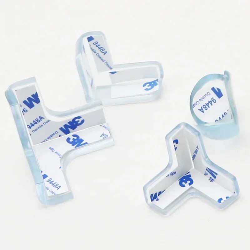 Protecteurs d'angle en silicone souple pour meubles, protections de sécurité pour vos enfants avec h