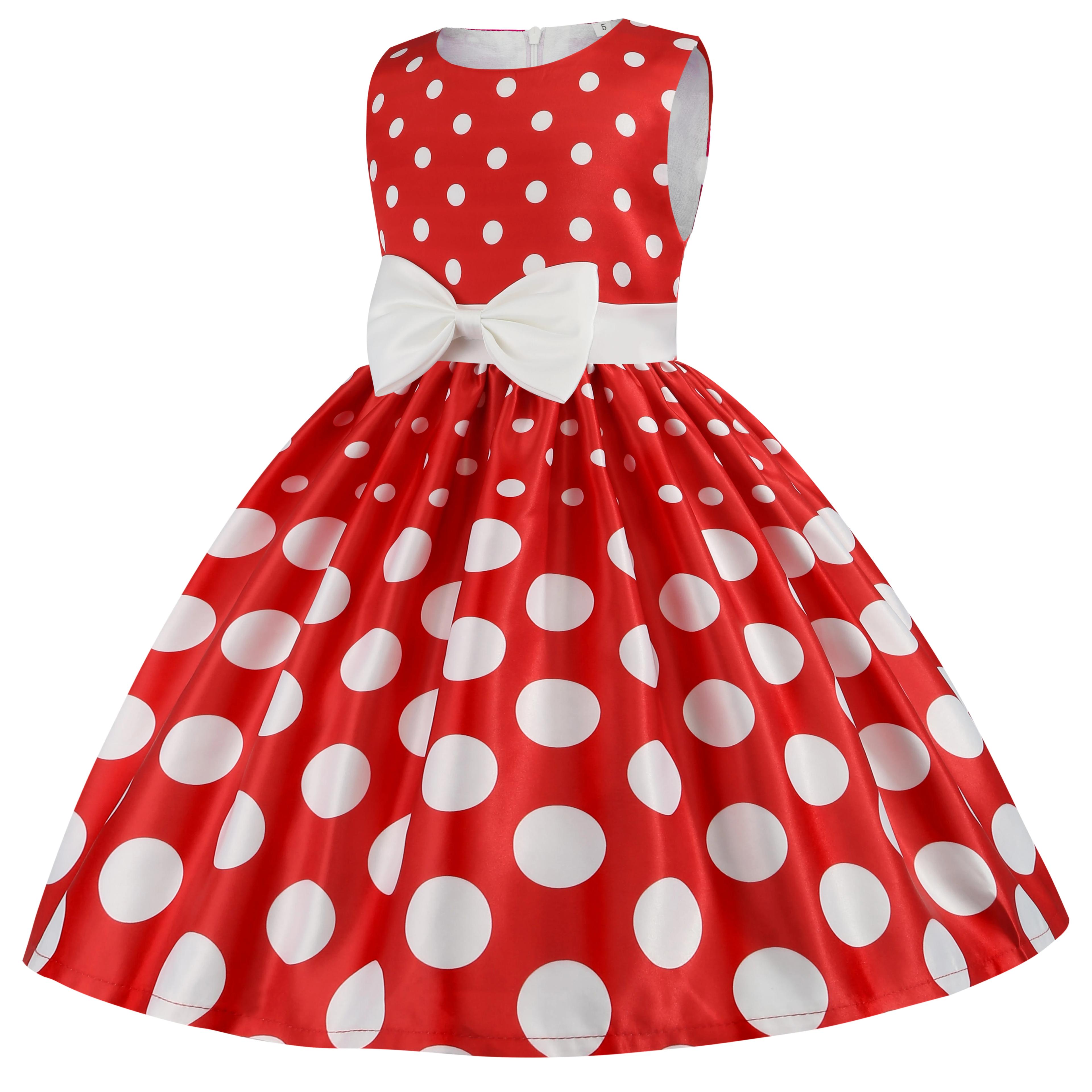 Nouvelle Robe pour Filles 2026 – Robe sans Manches en Tulle avec Pompons, Robe de Princesse en Dente