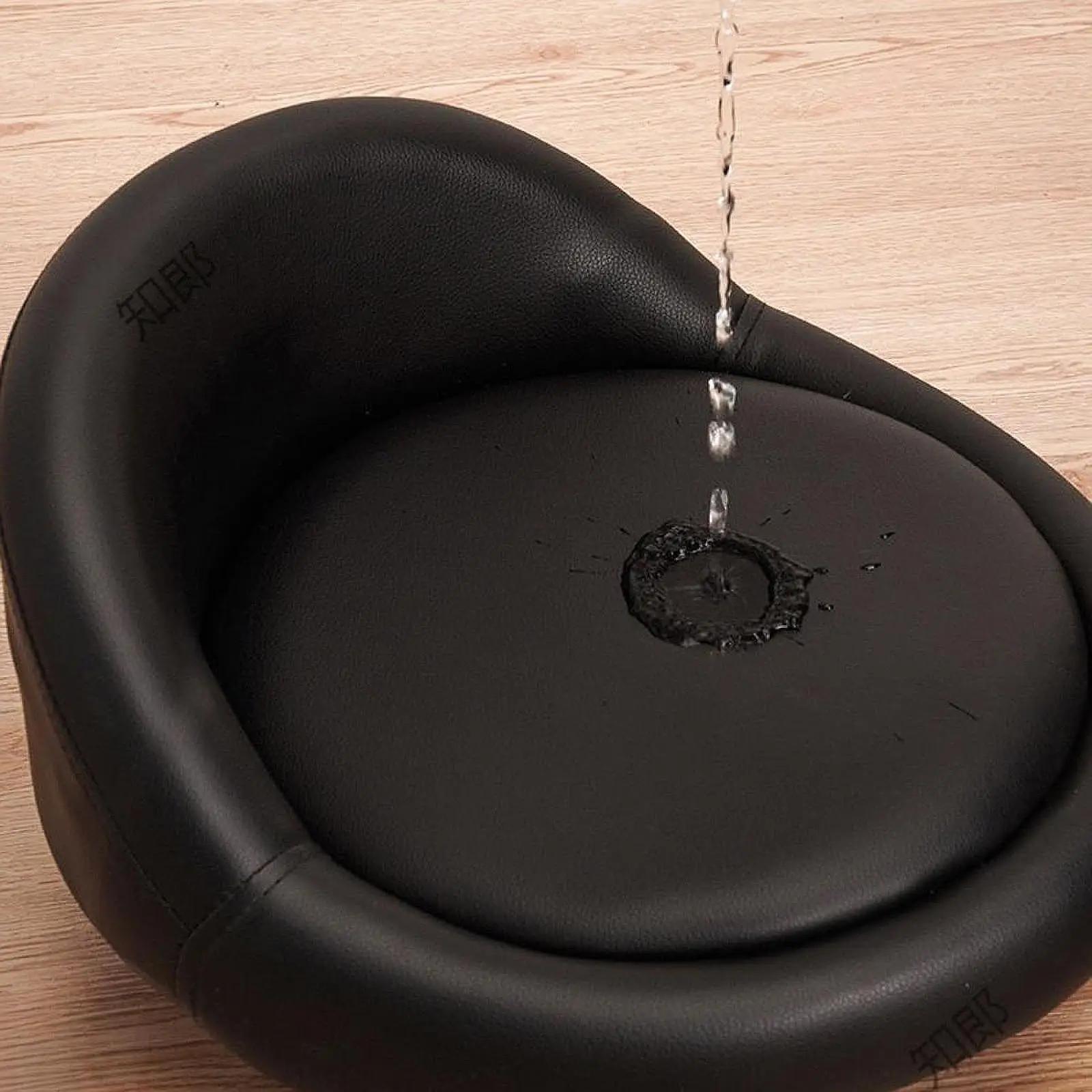 Tabouret de Bar en cuir moderne, siège de remplacement, coussin souple et étanche avec dossier pour