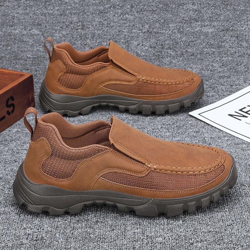 Chaussures décontractées pour hommes, style mocassins, simples, respirantes, confortables, pour le p