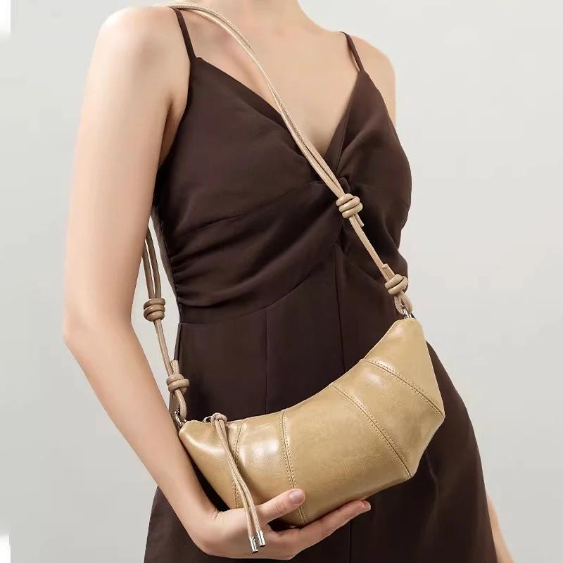 Nouveau sac à bandoulière de luxe en cuir de vachette mini pour femme 2026, sac à main de créateur p