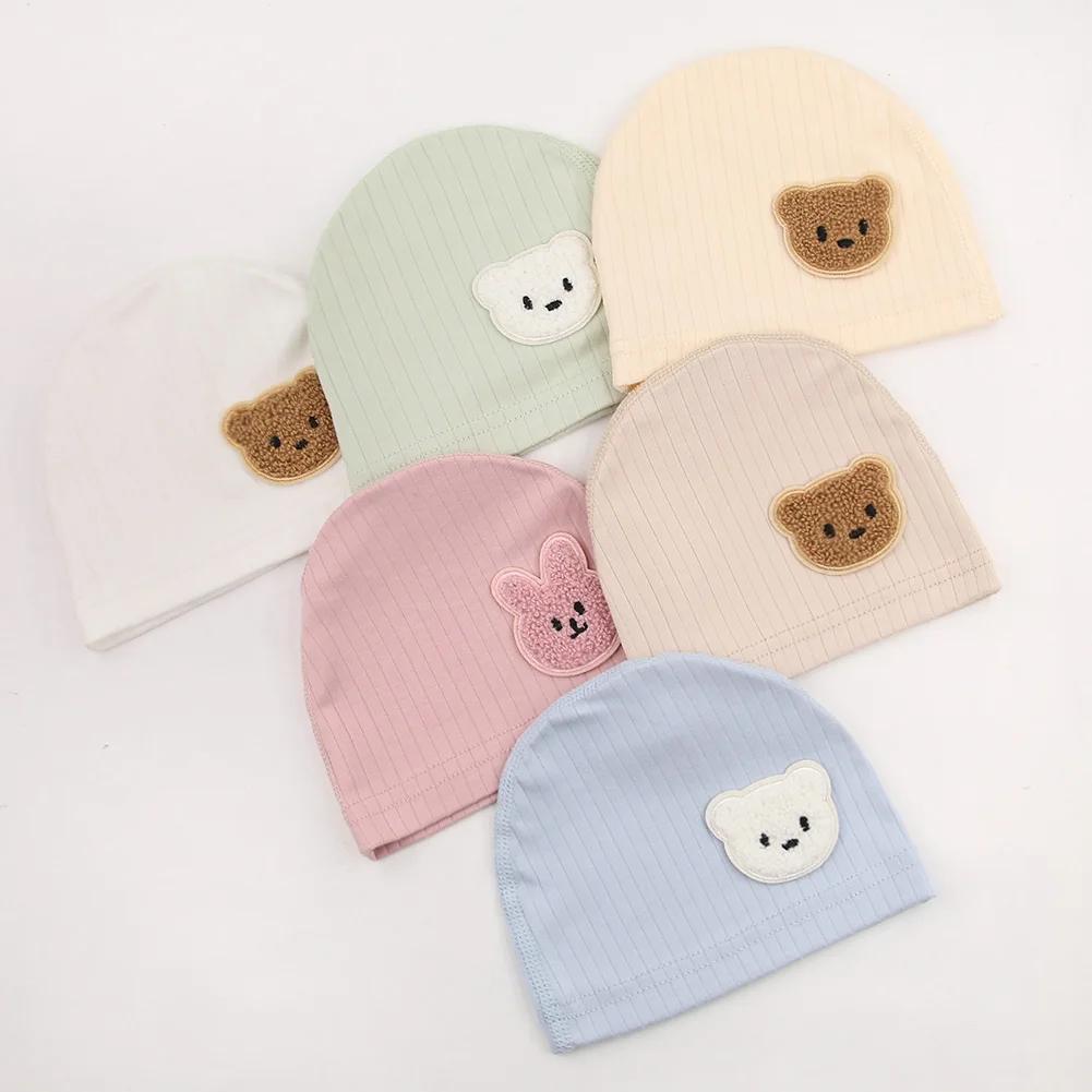Chapeaux Turban pour nouveau-né, modèles de printemps et d'automne de 0 à 6 mois, pour garçons et fi