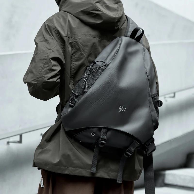 Sac bandoulière MOYYI grand format pour homme, sac à bandoulière imperméable avec boucle réglable, s