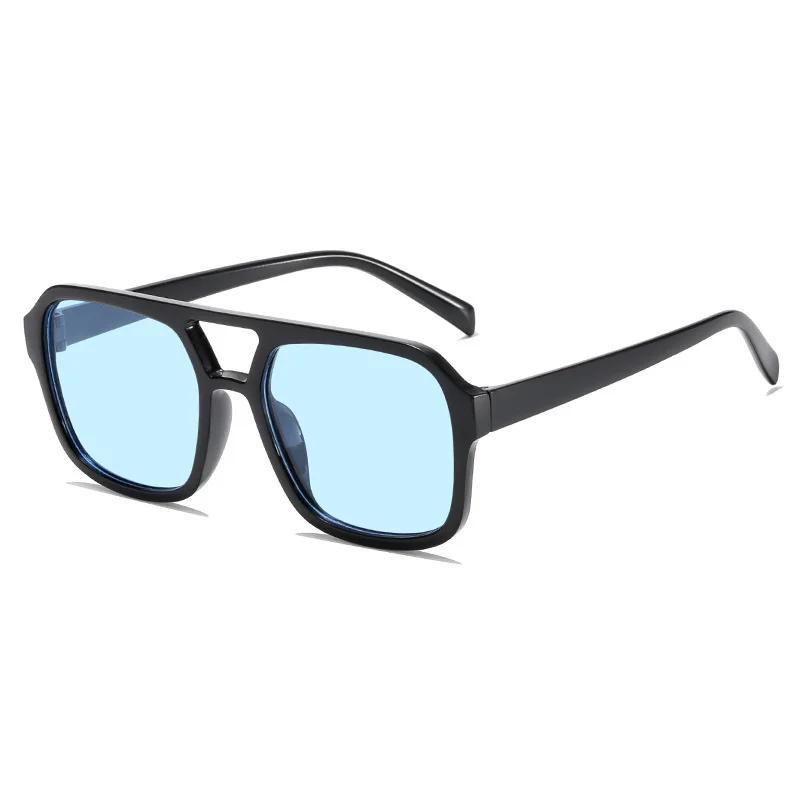 style adulte, lunettes de soleil, carré Double nouveau faisceau version coréenne personnalisée, lune