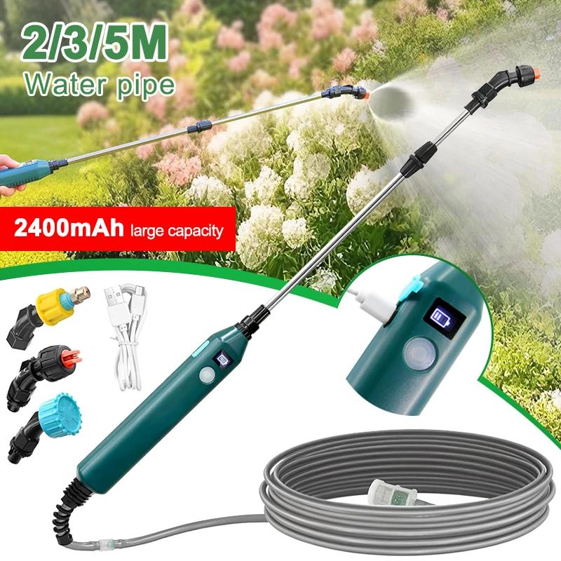 Baguette de pulvérisation électrique Portable 2400mAh, outil d'irrigation, 3 buses de brume, arroseu