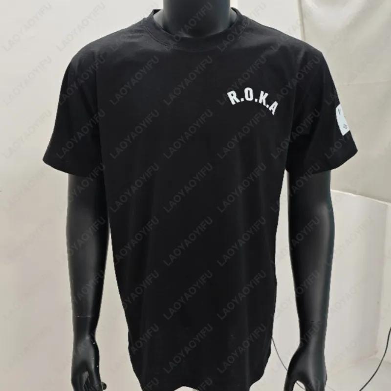 Corée armée classique Tech hommes femmes t-shirt ROKA militaire formation physique hauts mode été St