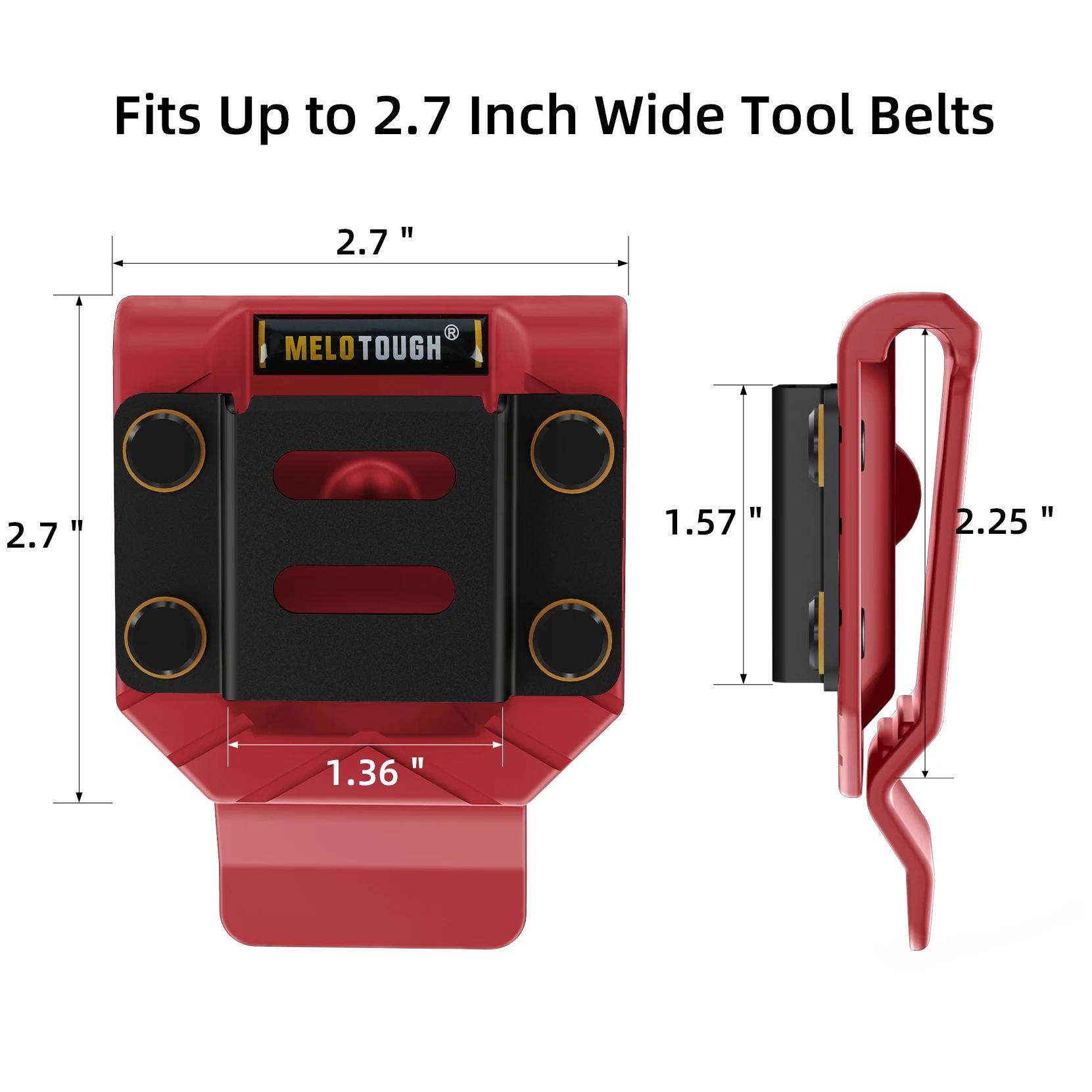 MELOTOUGH Support de forage pour ceinture à outils, clip de ceinture de forage, étui de forage, supp
