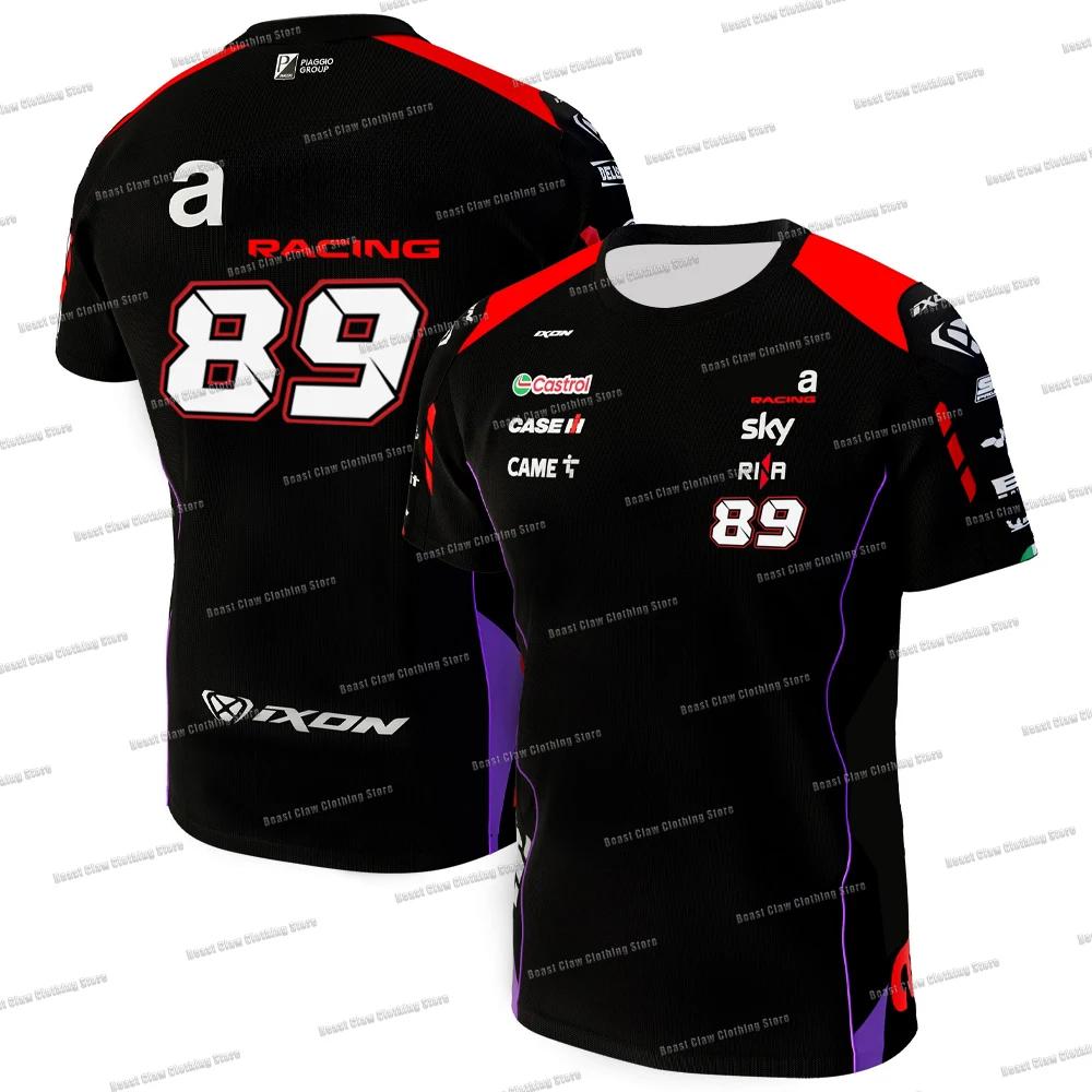 T-shirt de course Marco Bezzecchi 72 pour hommes, Martin 89, à séchage rapide, à manches courtes, sp