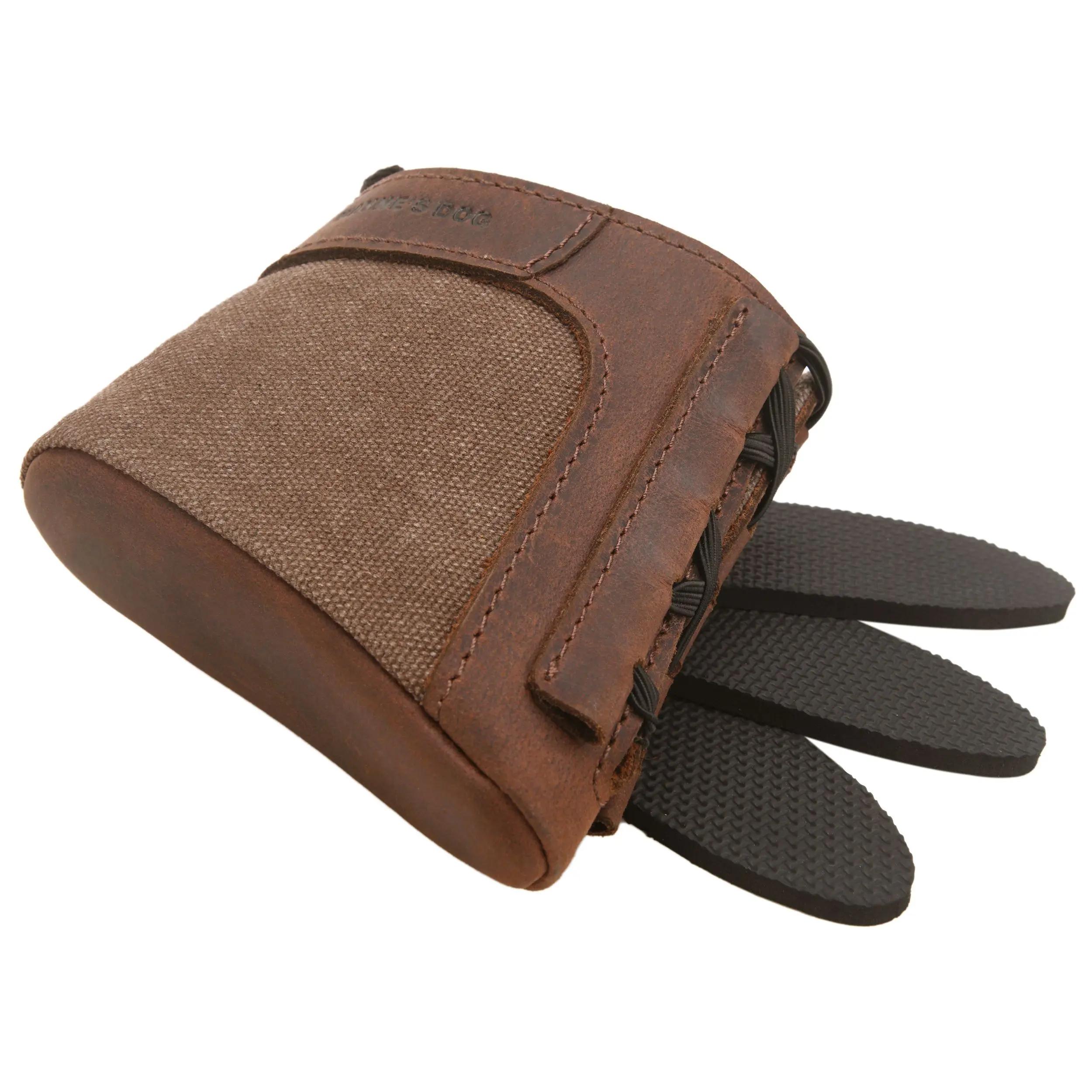 Extension de crosse de pistolet en cuir véritable, coussinet de recul à enfiler, coussinet de recul