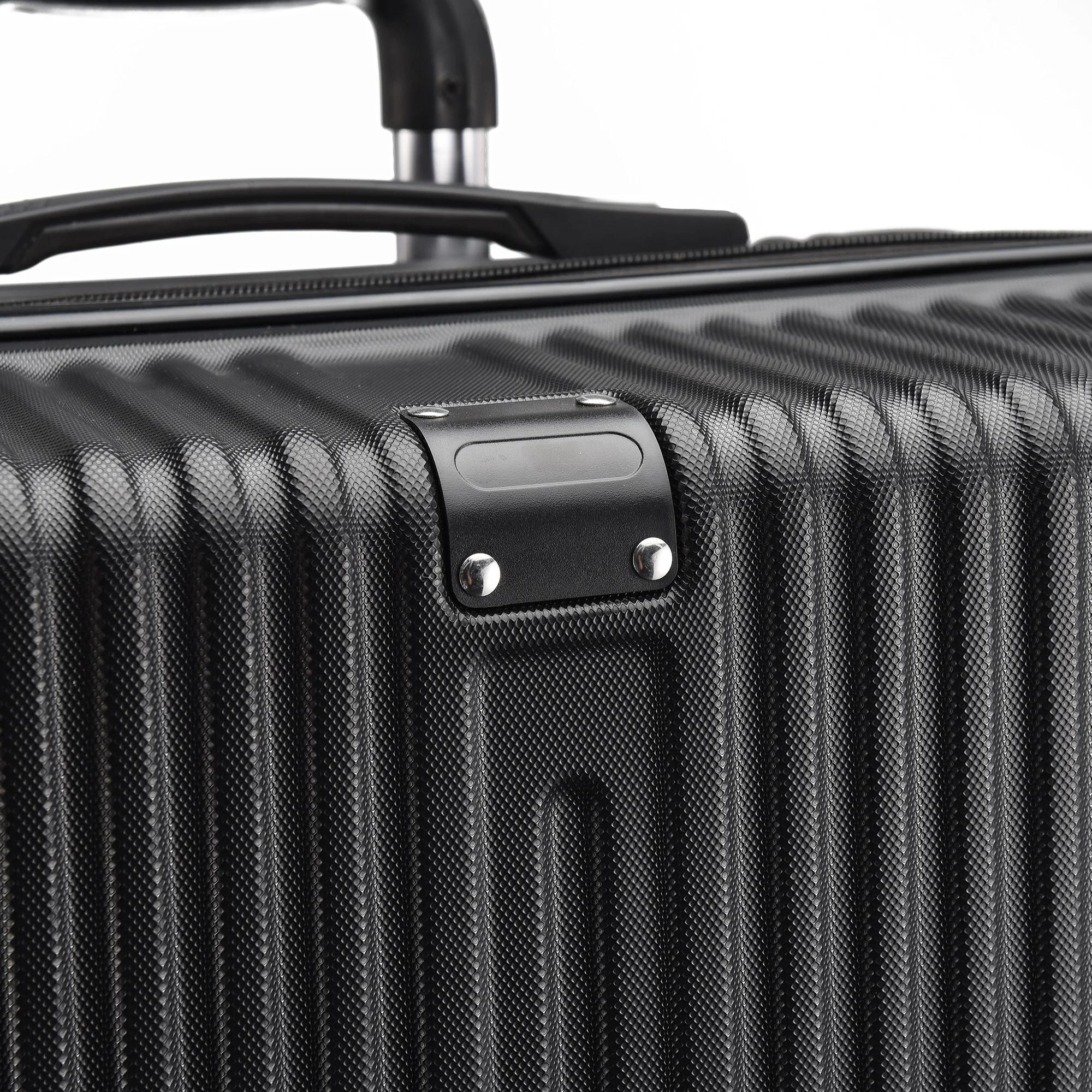 Ensemble de bagages 3 pièces, valises 20 "24" 28 ", coque rigide ABS, 4 roulettes pivotantes silenci