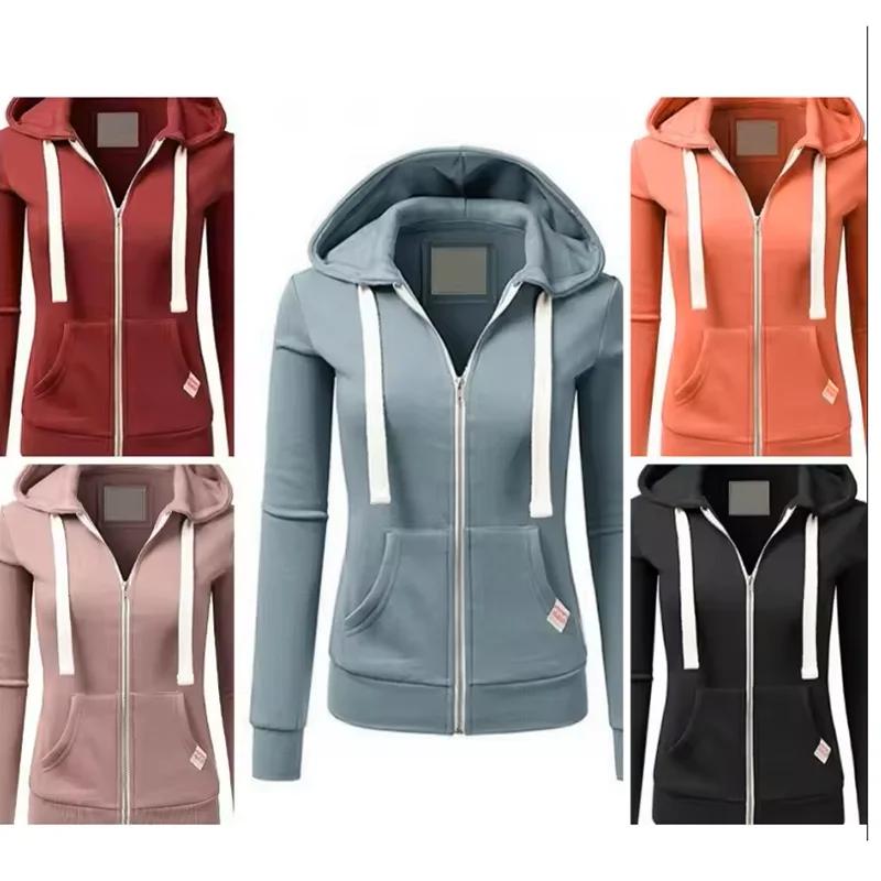 Sweat à capuche de sport personnalisé pour femmes, nouvelle mode automne/hiver, manches longues, cor