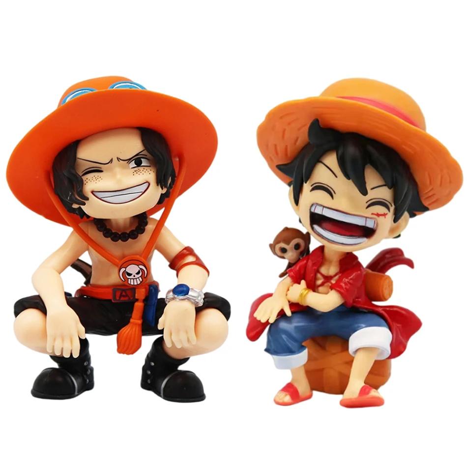 Anime une pièce singe D. Luffy Roronoa Zoro Sanji Portgas · D · Ace Yamato Q Version Anime figural P