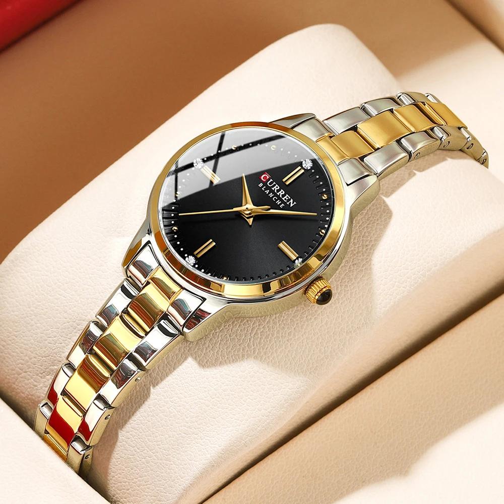 CURREN montres pour femmes mode originale montre-bracelet à Quartz pour dames cadran romain diamant