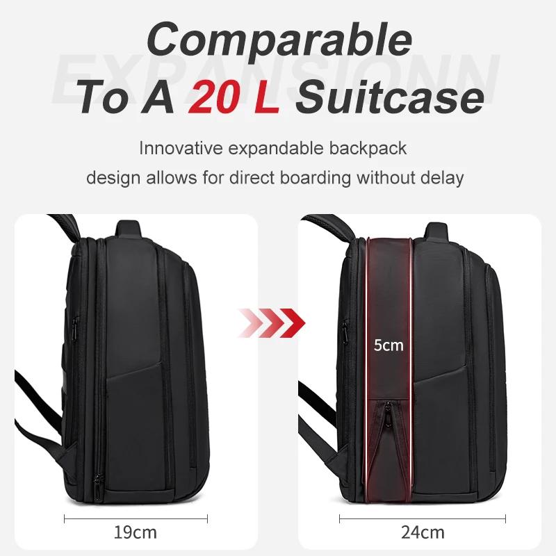 Sac à dos FENRUIEN, sac pour ordinateur portable 16 pouces pour hommes, grande capacité, épaisseur e