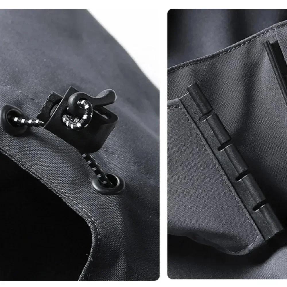 Veste d'extérieur pour femmes, coupe-vent imperméable à capuche, fermeture éclair, randonnée, escala