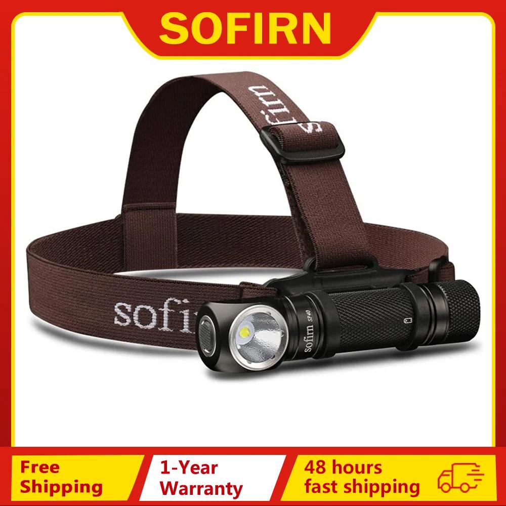Sofirn-Lampe de sauna LED éventuelles 40, XPL sous strada 18650 Type C, lampe de poche aste 18350 av
