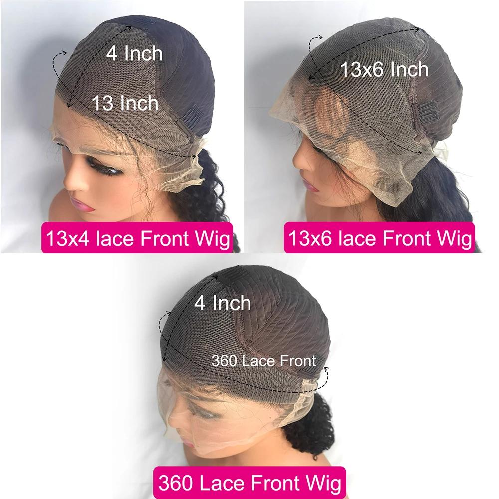 Wulala-Perruque Lace Front Wig Body Wave Brésilienne Naturelle, Cheveux Humains, 13x6 HD, 13x4, Pre-
