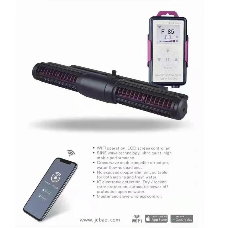 Nouveau Jebao MCP 70 90 120 150 180 affichage de pompe à flux transversal avec contrôle Wifi écran L