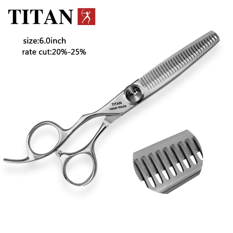 Titan professionnel 6.0 pouces ciseaux de coupe pour gaucher ciseaux de coiffeur ciseaux de coiffure