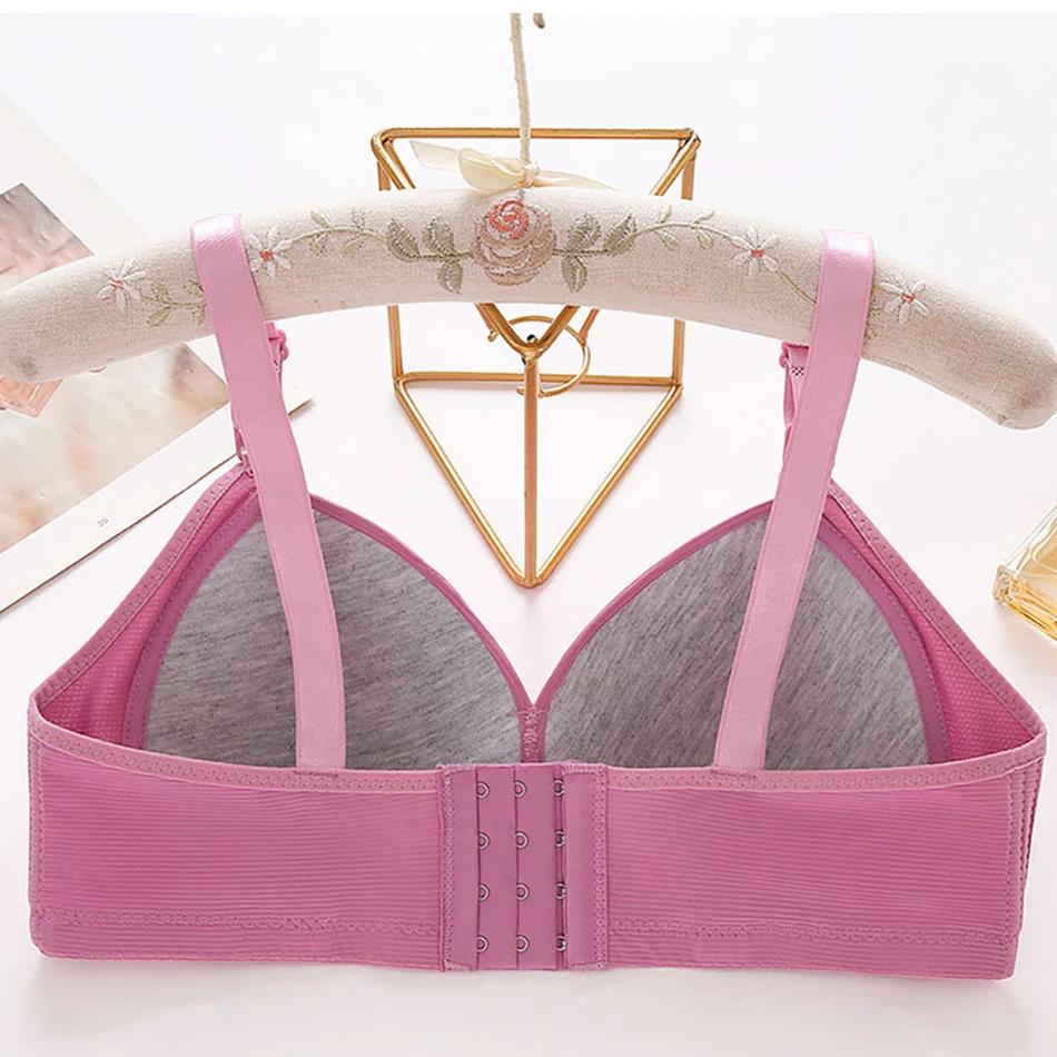 Soutien-gorge d'allaitement sans armatures, soutien-gorge à couverture complète, effet de moulage et