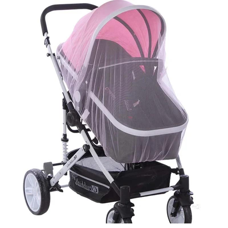 Moustiquaire pour poussette de bébé, landau d'été, filet de Protection contre les insectes, chariot