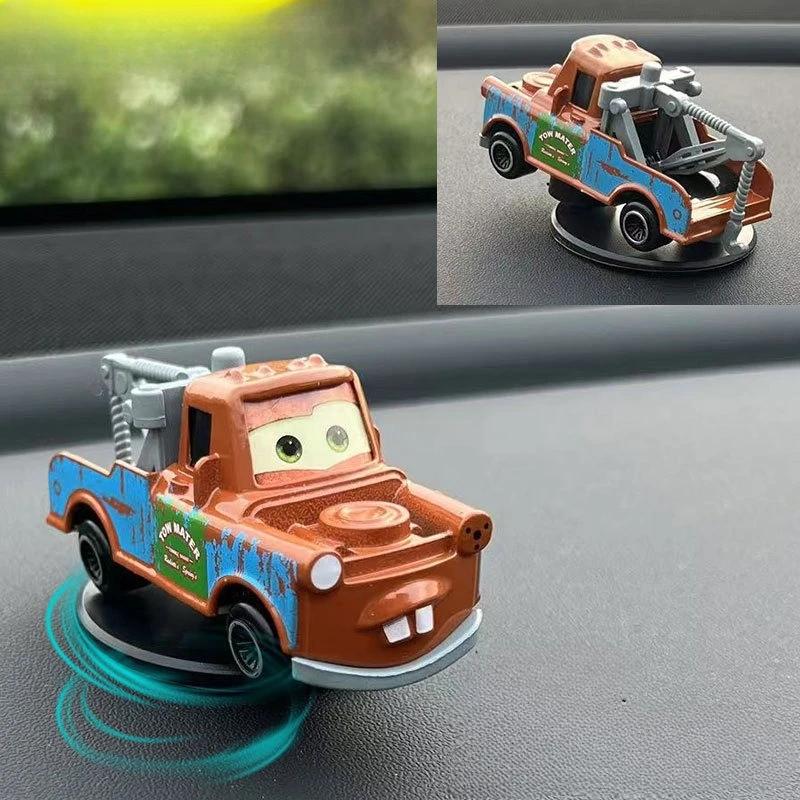 Voitures de dessin animé Cars 3 Lightning McQueen Décoration rotative pour tableau de bord de voitur