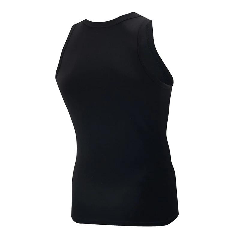 Gilet basique quatre saisons pour hommes, couleur classique noir et blanc, grande taille, sport et l