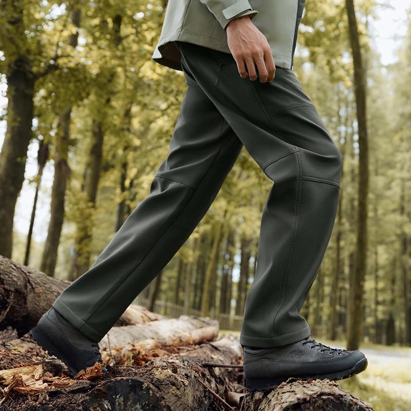 Semir pantalons décontractés hommes doublé polaire trois résistant en plein air pantalons longs 2025