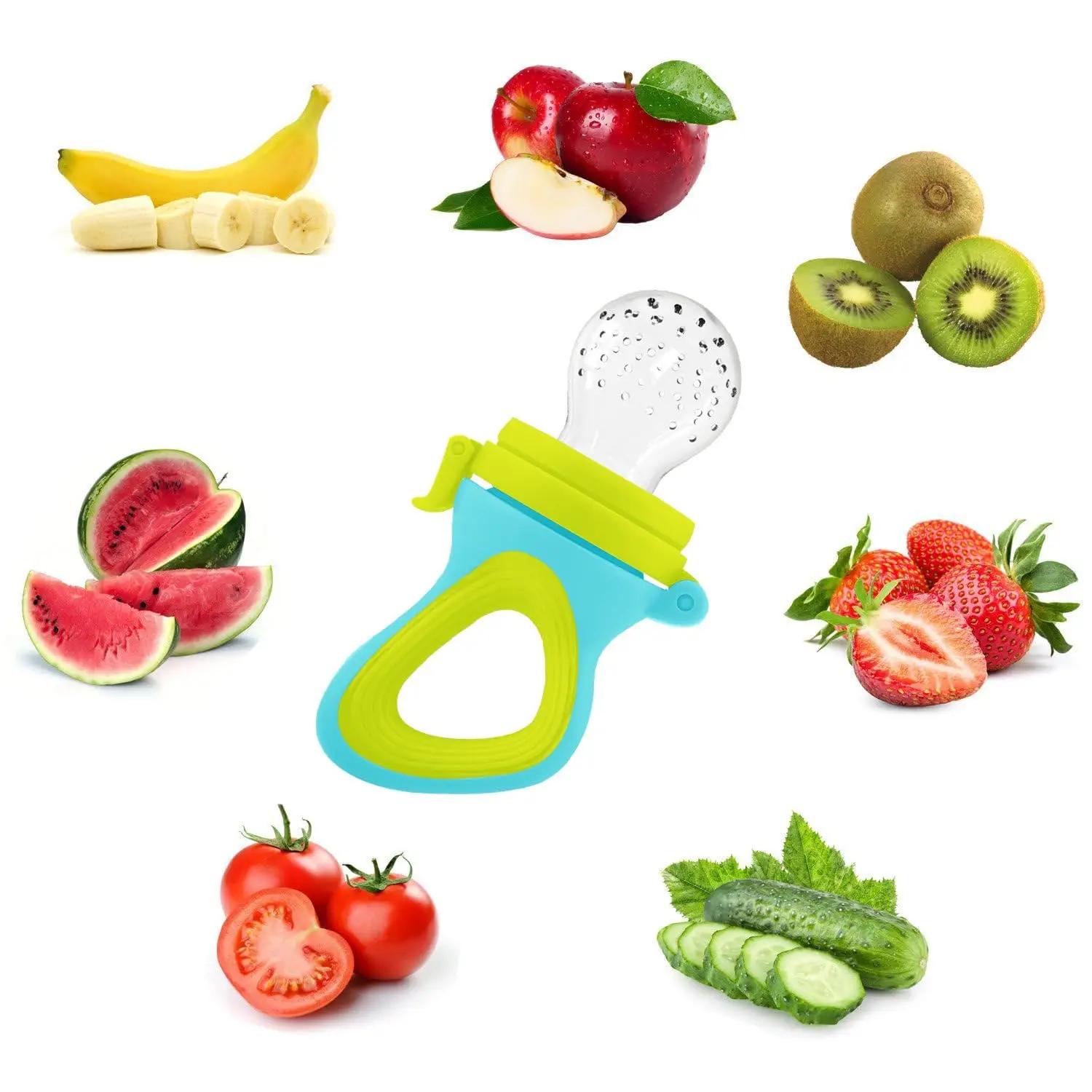 BiSantos à presser en silicone pour nouveau-né, sucette pour bébé, entraînement, cuillère à riz, cér