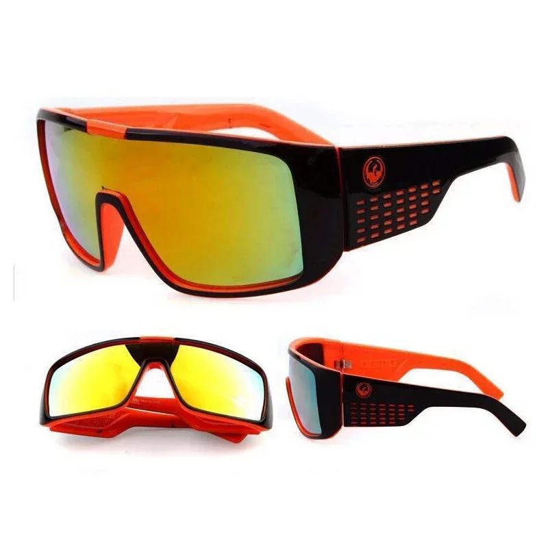 Lunettes de soleil Dragon Domo surdimensionnées pour hommes et femmes, Design de marque, cyclisme, s