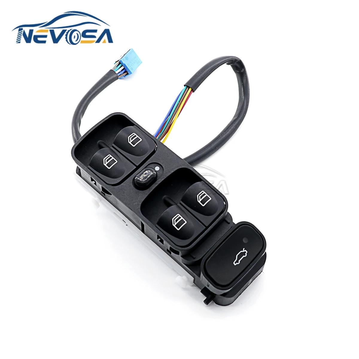 NEVOSA A 2098203410 Interrupteur de fenêtre de commande électrique, pour MERCEDES classe C W203 C1