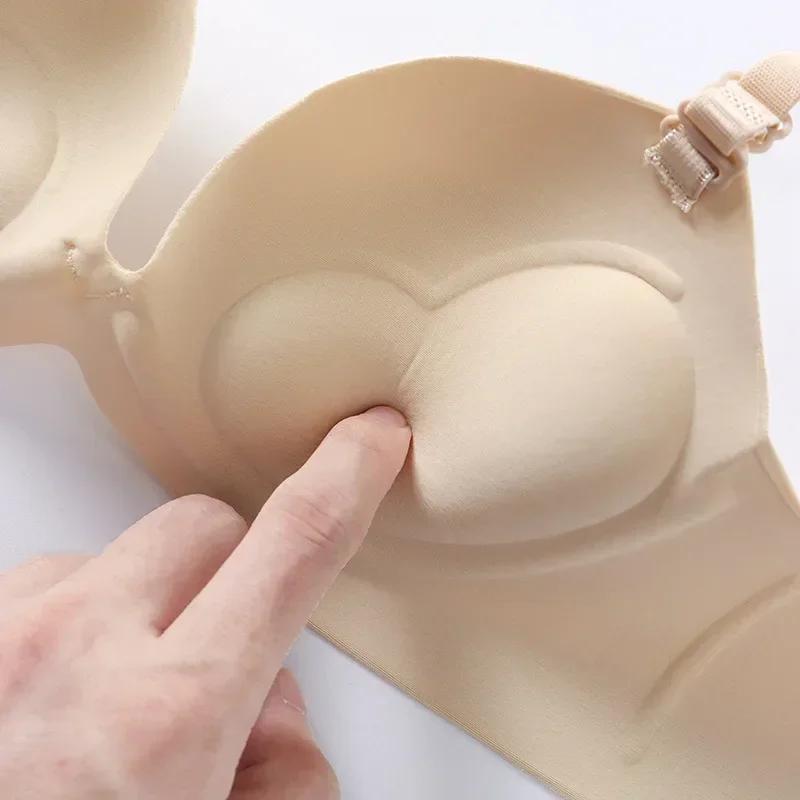 Femmes soutien-gorge sans couture Sexy Push Up Bralette sans fil filles étudiants respirant Lingerie