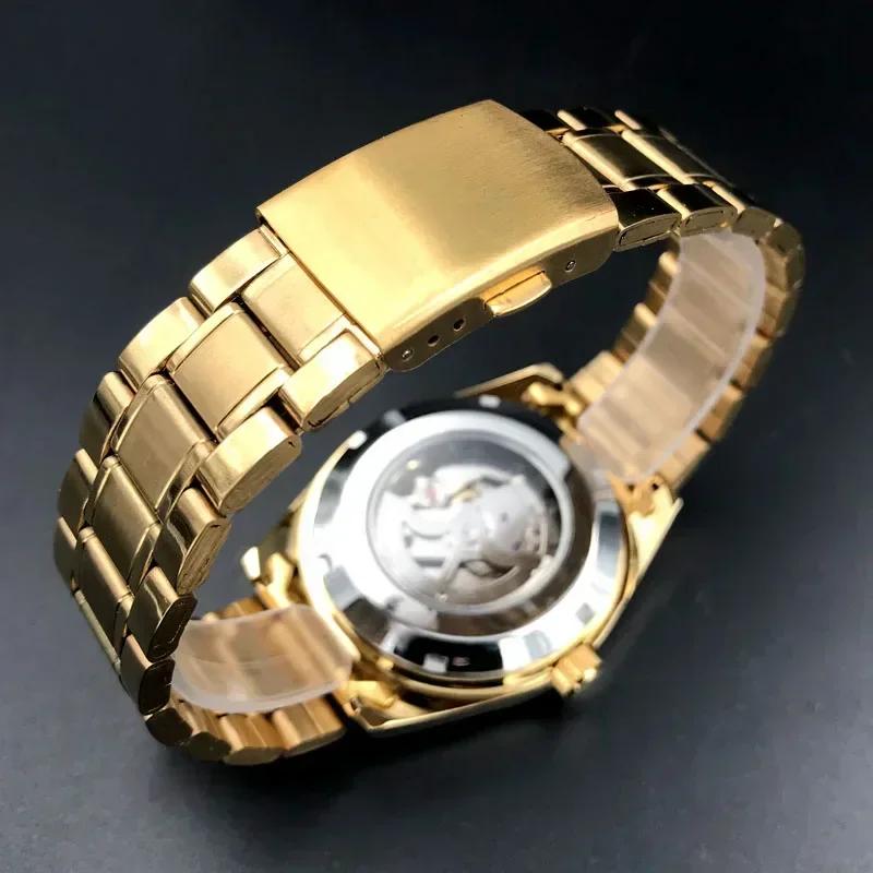 Orient Double Lion montre classique série montre pour hommes bracelet en acier inoxydable luxe multi