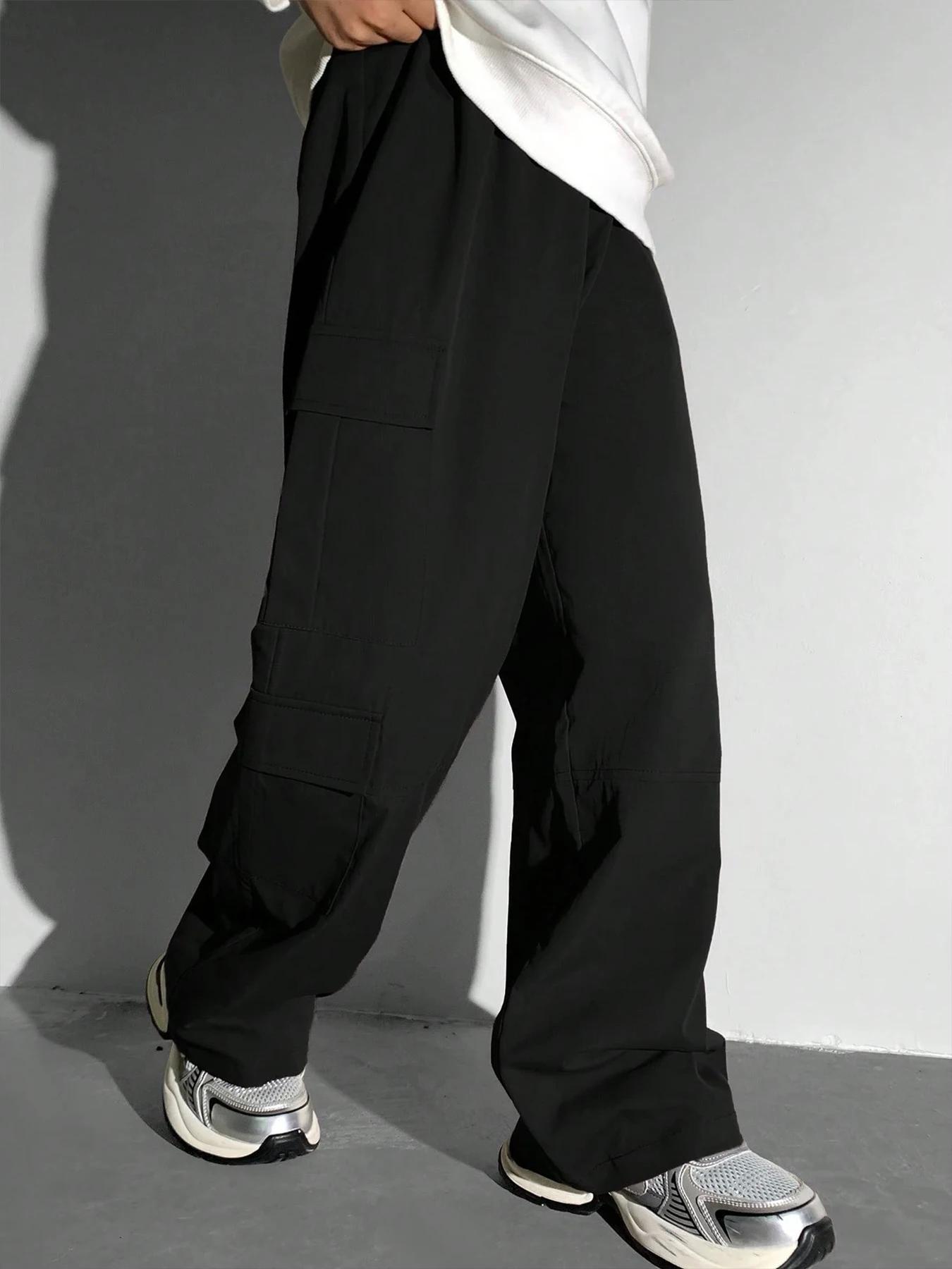 Pantalons pour garçons, salopettes, style multi-poches, taille grande et moyenne pour enfants, adapt