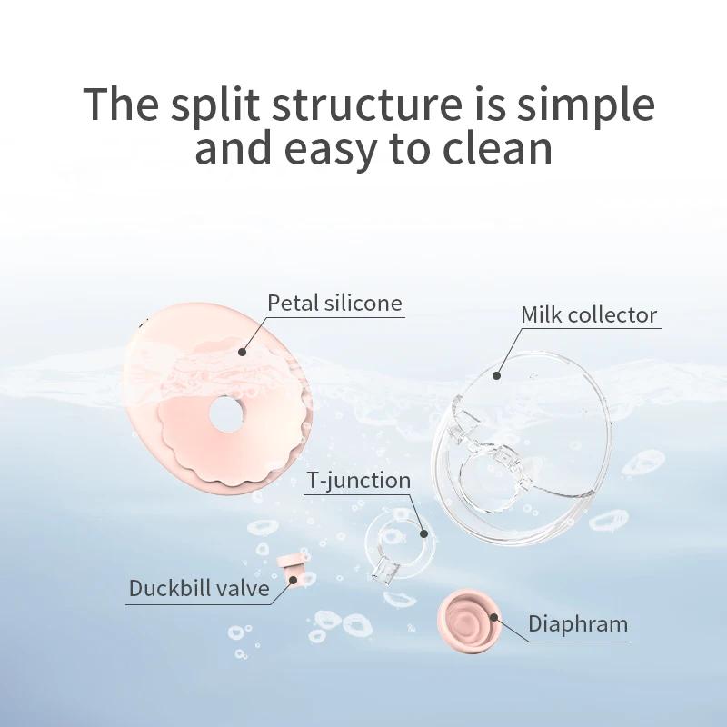 Tire-lait électrique mains libres sans BPA avec couvercle de chauffage et de stérilisation UV, mise