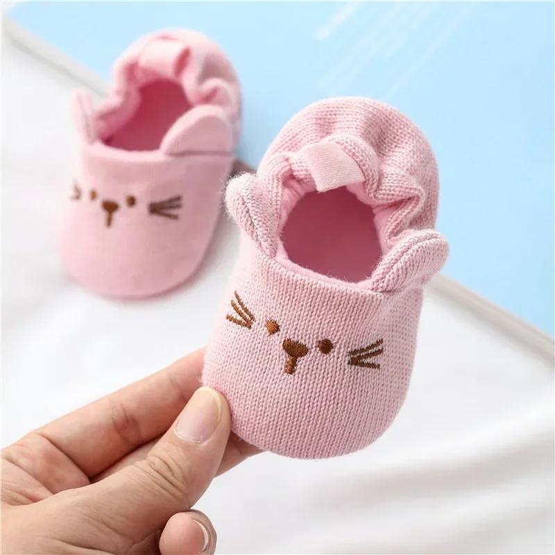 Chaussures de berceau pour nouveau-né, garçons et filles, décontractées, premiers pas, oreilles d'an