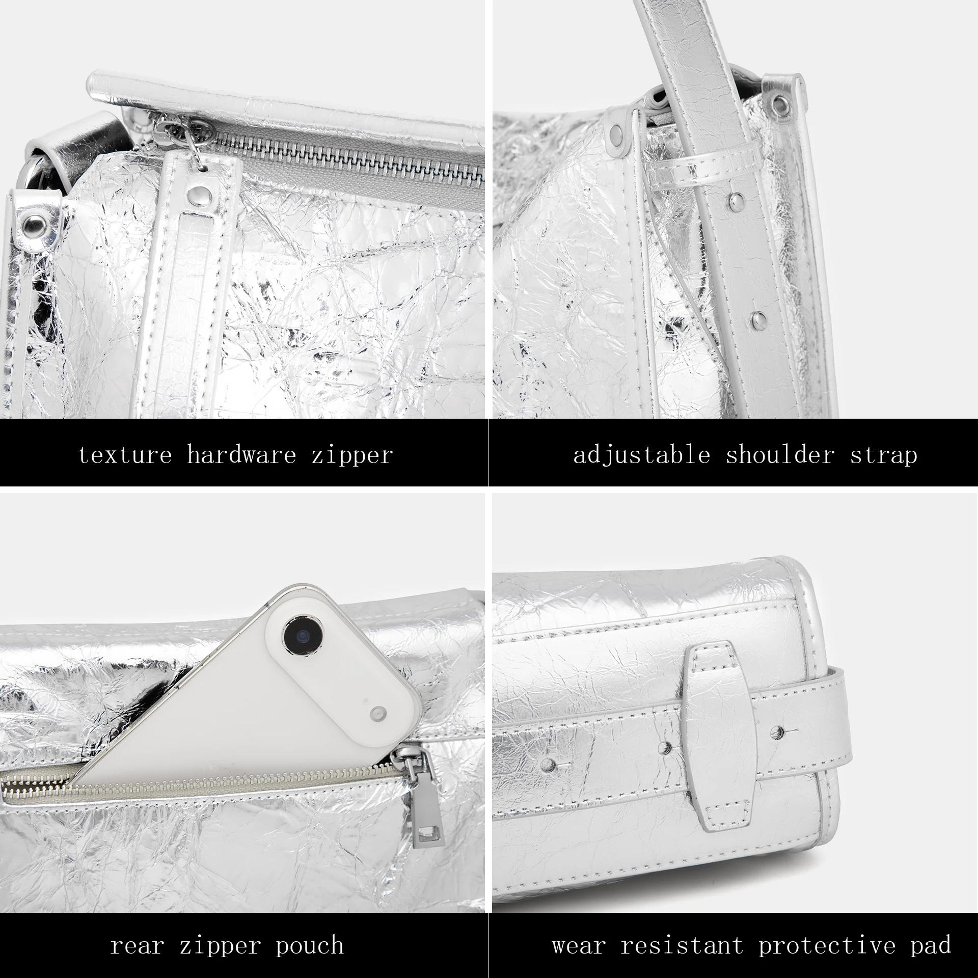 FOXER 2026 Nouvelle Collection Été Sac à Bandoulière Femme en Cuir Véritable Tendance Sac Croisé de