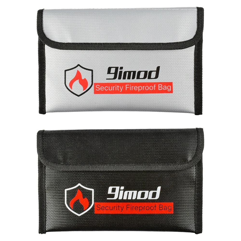 9imod 5x8 pouces Portable sac ignifuge antidéflagrant étanche Lipo batterie sac de sécurité Document
