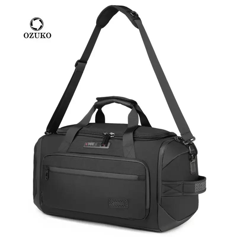 OZUKO sac étanche Bagsmart sacs à main grande capacité bagage à main sacs hommes affaires polochon é