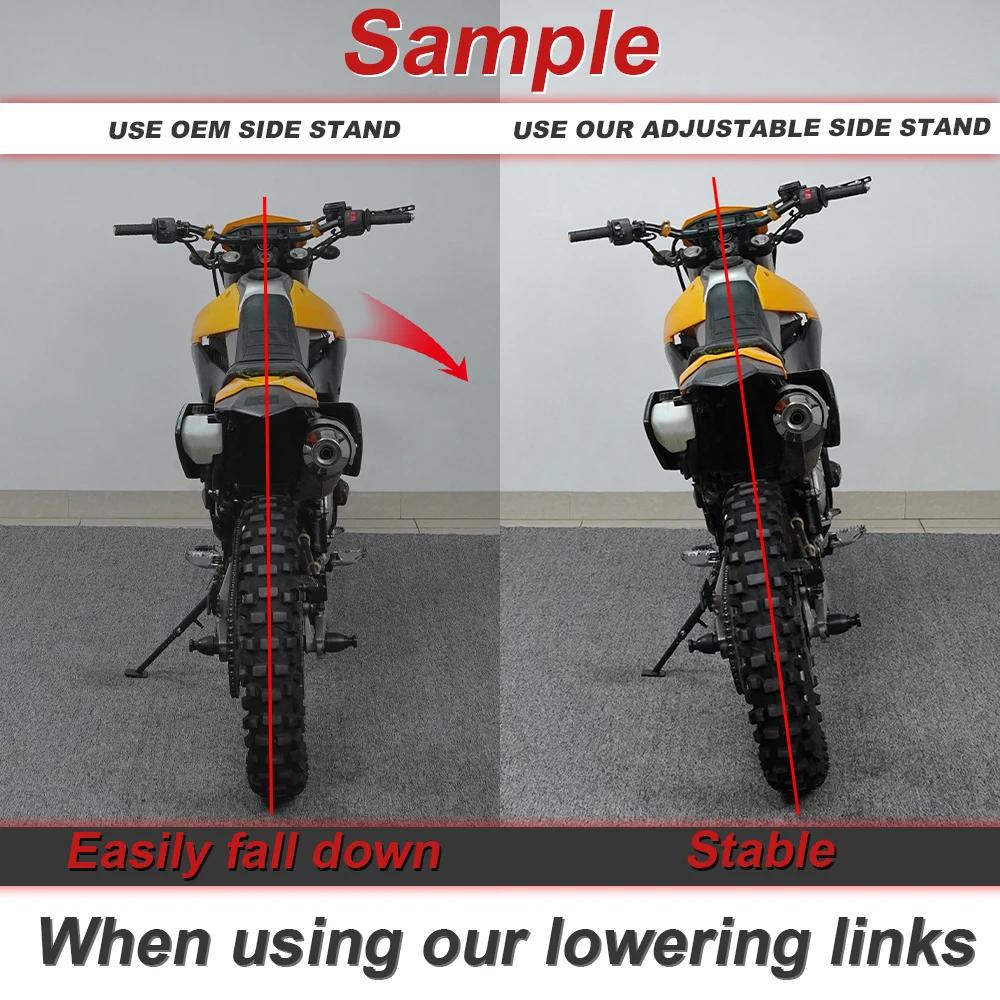 Béquille latérale réglable pour moto compatible avec Honda CRF250L CRF 250 L 2012 – 2020 CRF300L 202