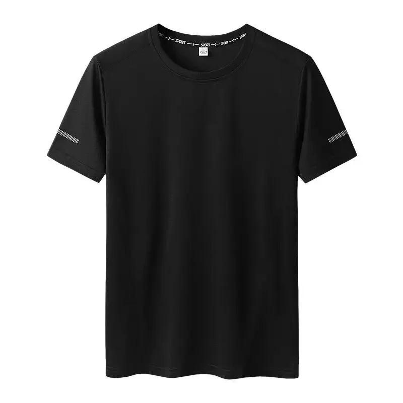 T-shirt grande taille 9XL pour hommes T-shirt à séchage rapide pour hommes col rond grande taille à