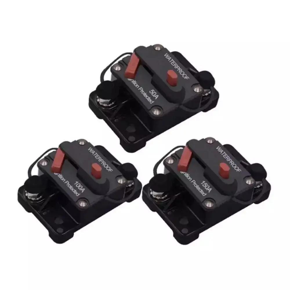 Disjoncteur 12-48V DC, réinitialisation du fusible 30A 40A 50A 60A 70A 80A 100A 120A 150A 200A 250A
