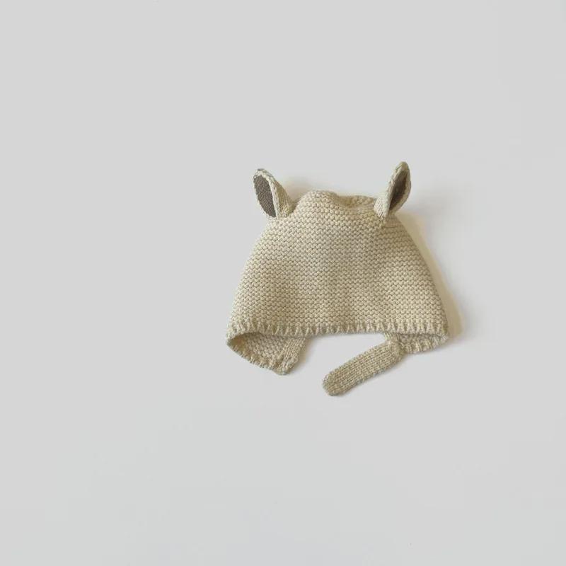 0-2 ans bébé chapeau automne hiver oreille lapin tricoté enfants chapeau bébé filles bébé garçons mi