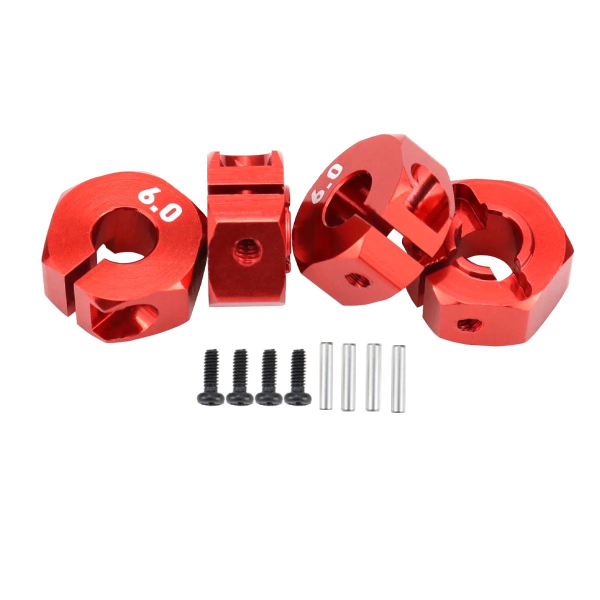Adaptateur en aluminium 5/6/7/8/9/10/11/12mm, moyeu d'entraînement hexagonal de 12mm avec vis à broc