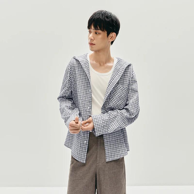 Semir chemise à manches longues hommes vêtements d'extérieur à carreaux léger 2025 automne nouveau h