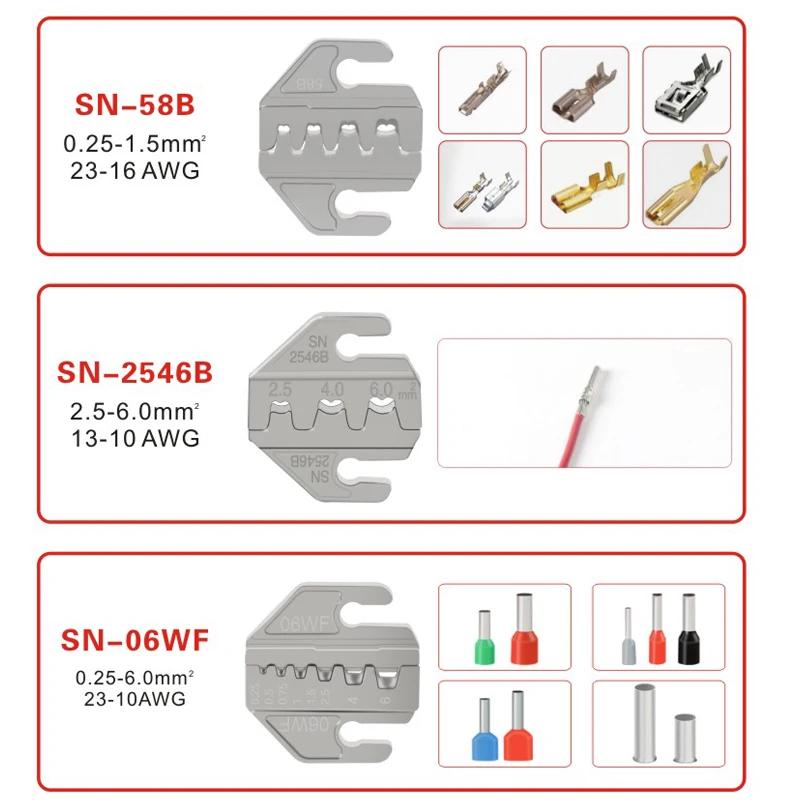 Pince pressée, outils d'électricien, outil de sertissage, bornes électriques, pince électronique, co