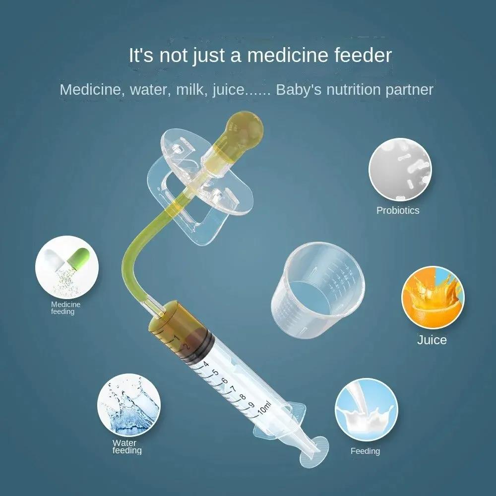 Kit de distributeur de médicaments pour sucette pour bébé, seringue d'alimentation orale, compte-gou