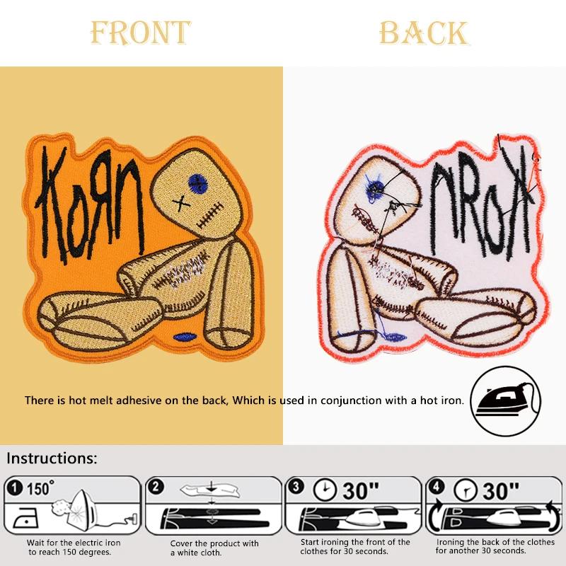 Patch brodé Rock Hip Hop, 1 pièce, musique Punk moral inspirant, bricolage, cadeau à coudre, fer sur