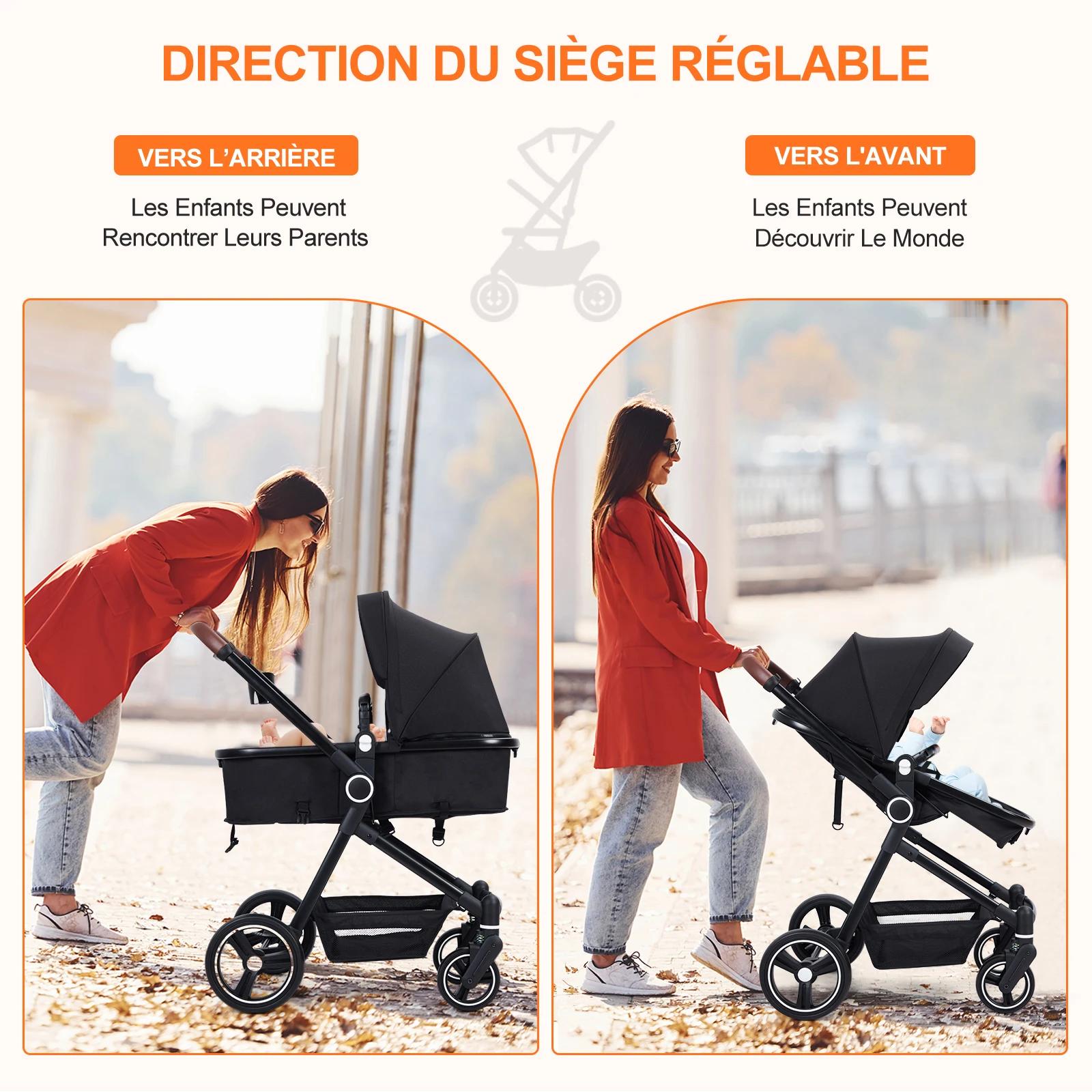 Bumosquito-Poussette 2 en 1 pour enfants de 0 à 36 mois, avec manteaux, jusqu'à 22 noix, pour sport,